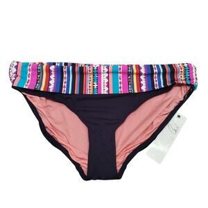 Anne Cole NWT Size XL Multicolor Boho Tribal Swim Separates Bikini Bottom